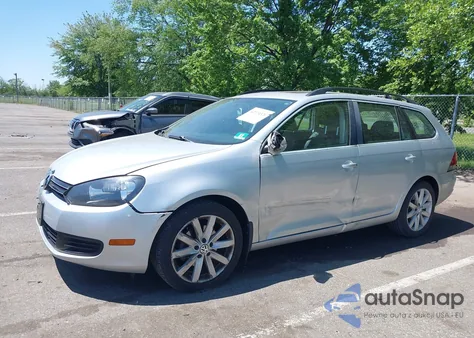 2014 Volkswagen Jetta Sportwagen 2.5L Se from USA, damaged, VIN 3VWPP7AJ6EM613381